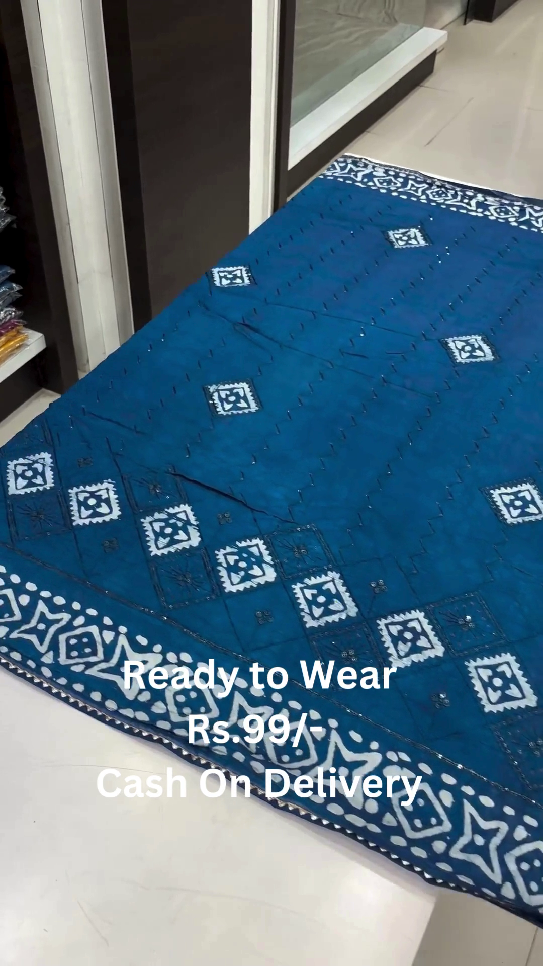 Ready-to-Wear Bandhej Embroidered Sarees – Assorted Vibrant Colors - Image 12