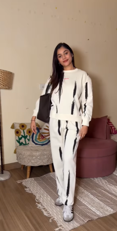 Fleece Quarter-Zip Co-ord Set (Loungewear) - Image 3