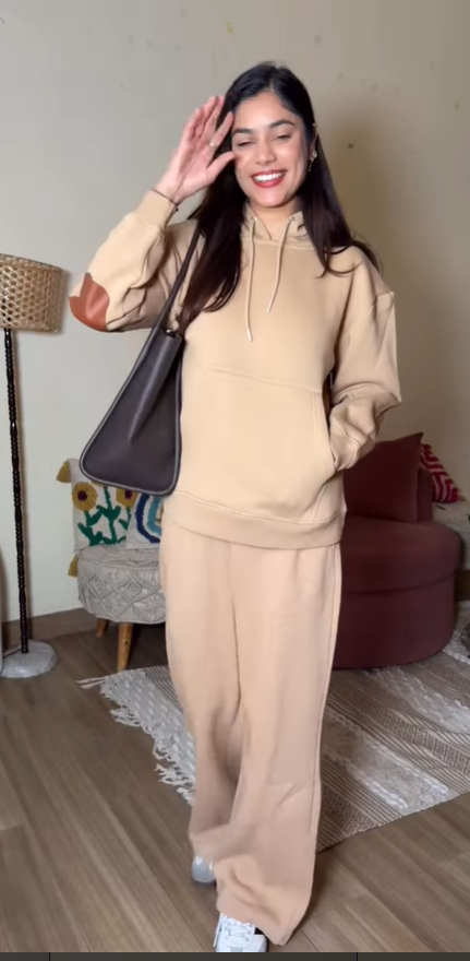 Fleece Quarter-Zip Co-ord Set (Loungewear) - Image 4