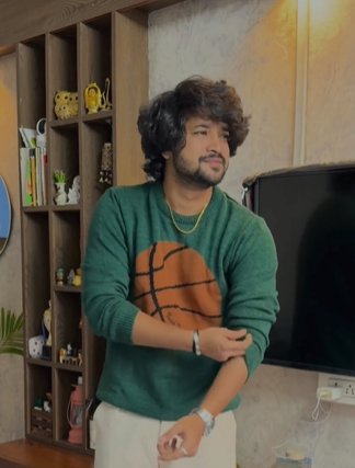 Crew Neck Cable Knit Sweater - Image 3