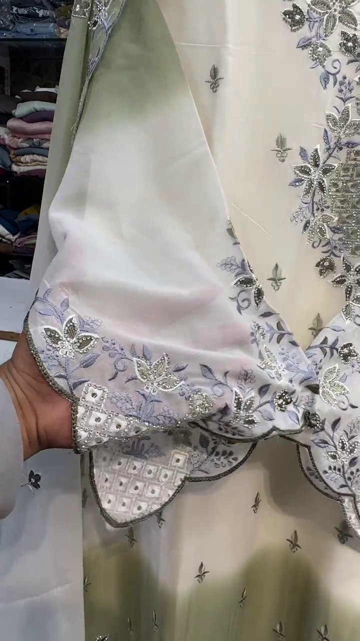 Elegant White & Mauve Embroidered Ethnic Suit Set – Festive & Party Wear - Image 6