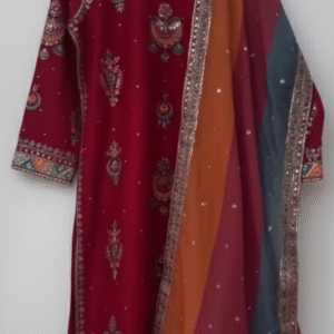 Zeenat Embroidered Silk Set